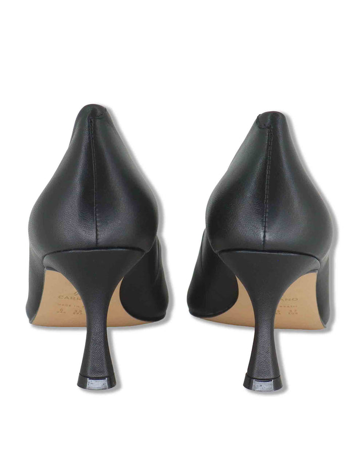 Decollete donna in pelle nera tacco alto 986001 200 Carrano 