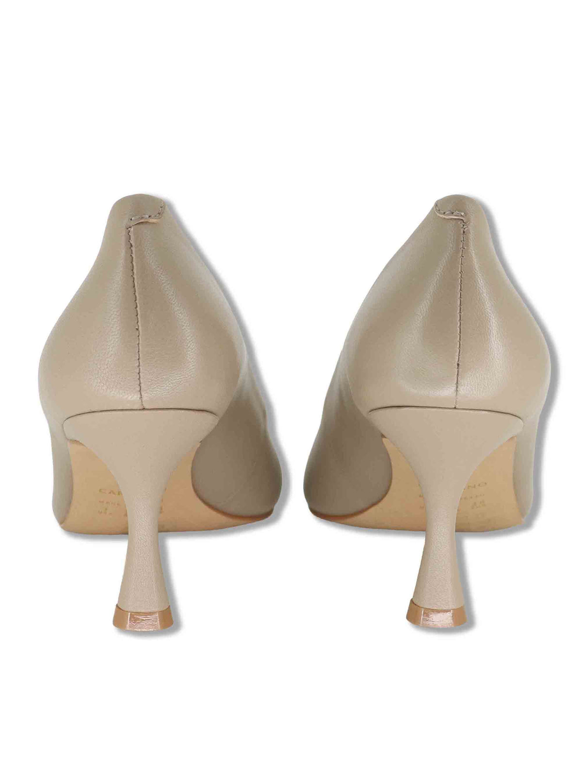 Decollete donna in pelle beige tacco alto 986001 811 Carrano 