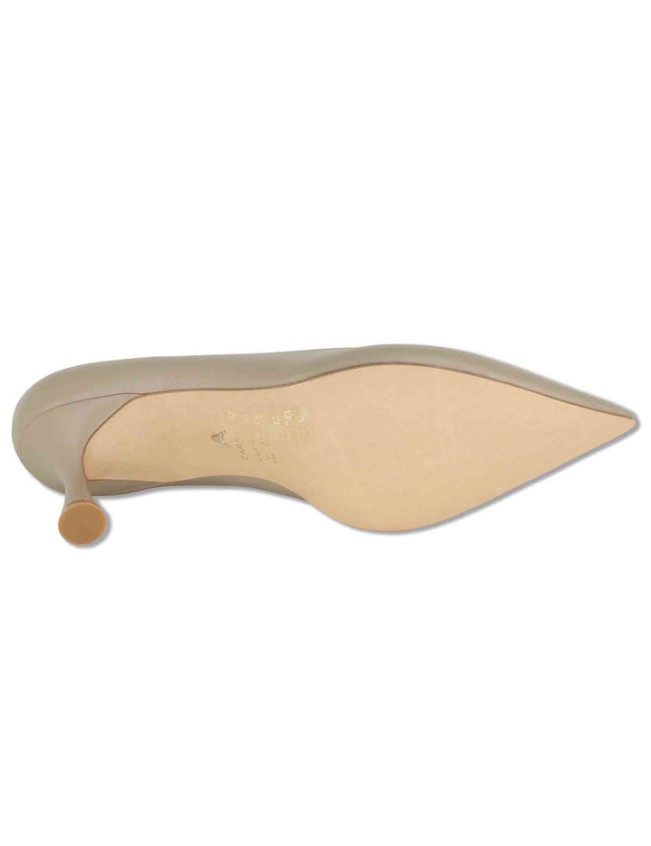 Decollete donna in pelle beige tacco alto 986001 811 Carrano 