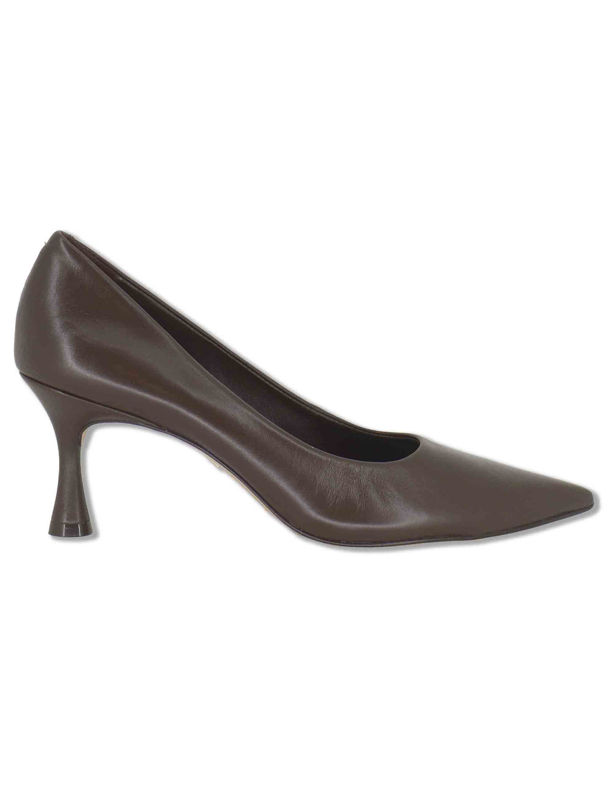 Decollete donna in pelle marrone tacco alto 986001 812 Carrano 