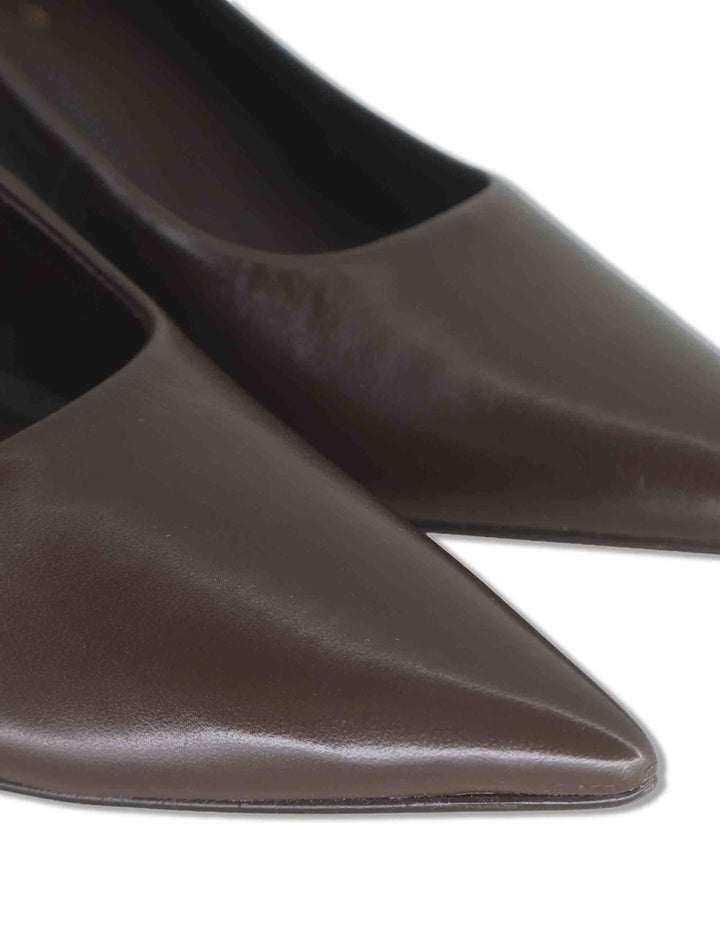 Decollete donna in pelle marrone tacco alto 986001 812 Carrano 