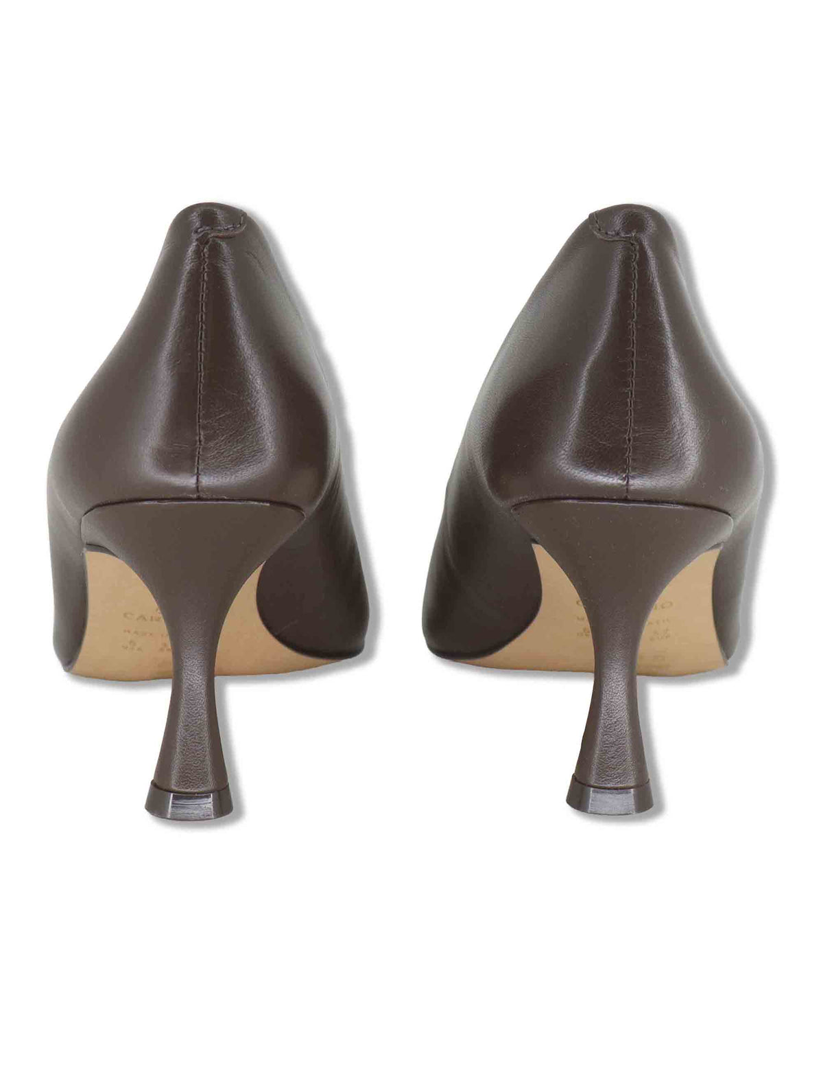Decollete donna in pelle marrone tacco alto 986001 812 Carrano 