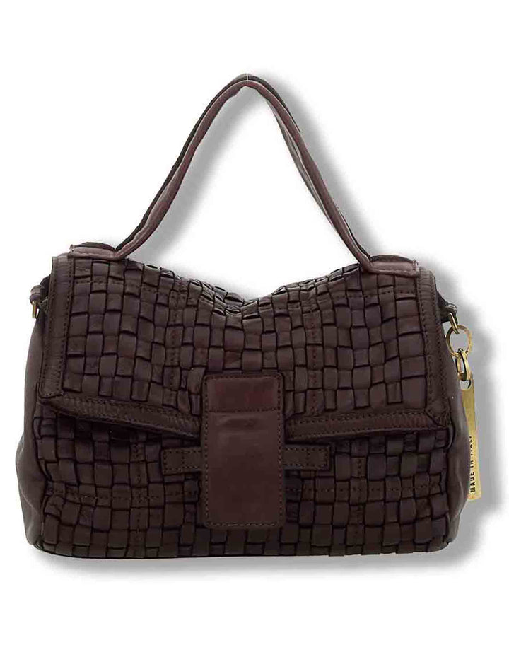 Borsa a spalla media donna Maria moro in pelle intrecciata L012843ND X3130 C1501 Caterina Lucchi 