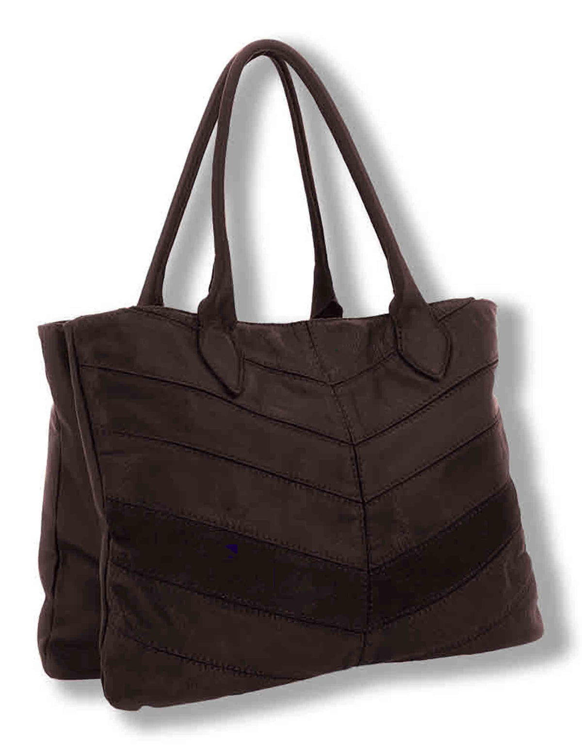 Borsa shopping donna Berenice prugna in pelle multistampa L013730ND X3199 C3507 Caterina Lucchi 