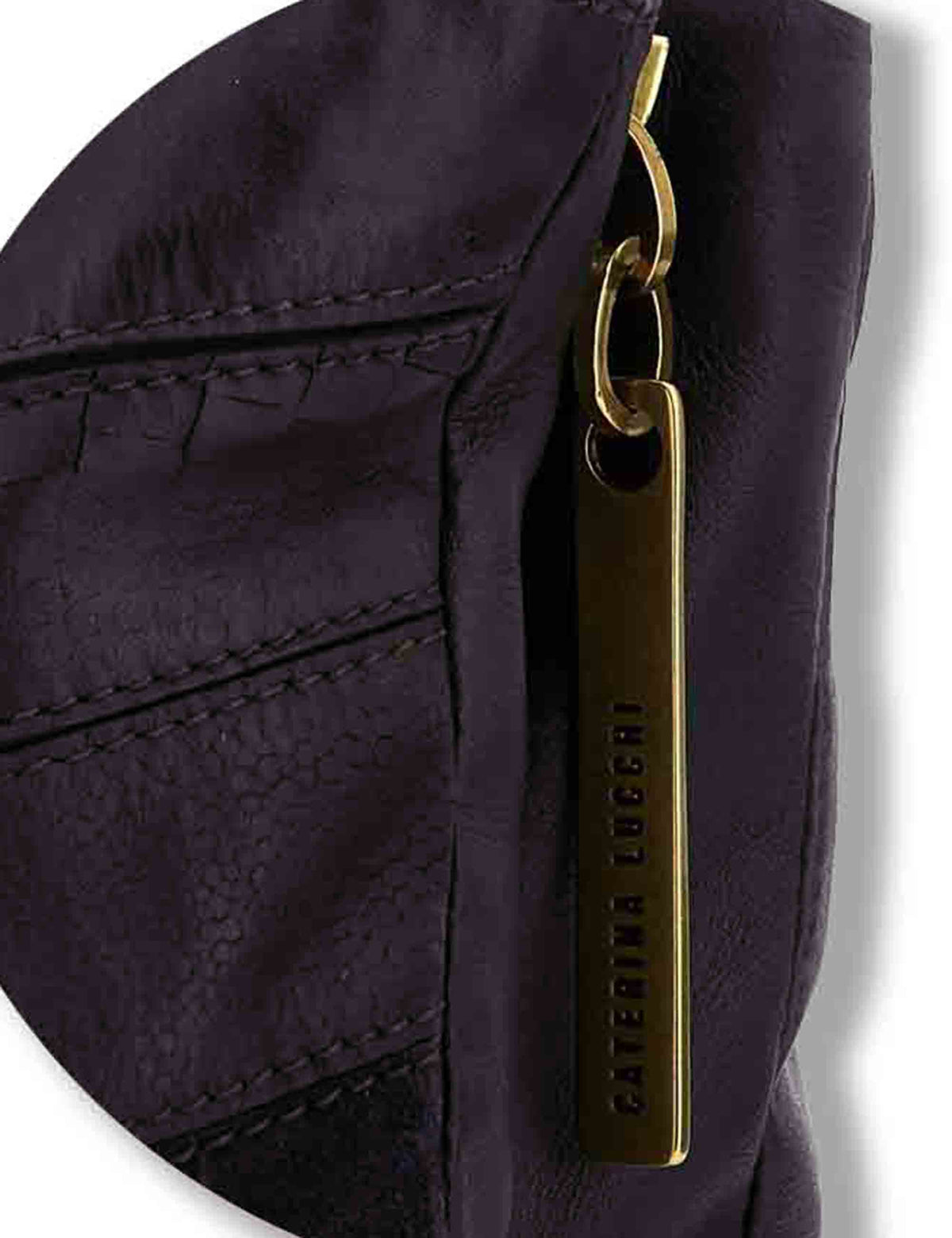 Borsa shopping donna Berenice prugna in pelle multistampa L013730ND X3199 C3507 Caterina Lucchi 
