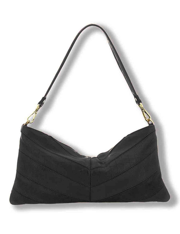 Pochette donna Nora nera in pelle multistampa L013750ND X3199 C0001 Caterina Lucchi 