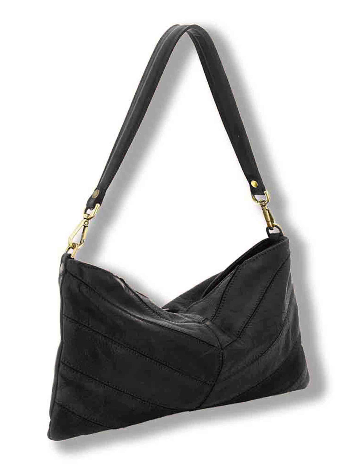 Pochette donna Nora nera in pelle multistampa L013750ND X3199 C0001 Caterina Lucchi 