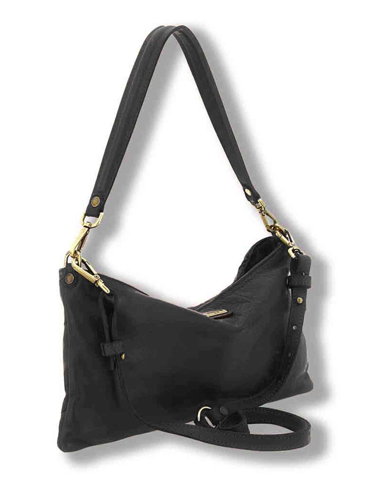 Pochette donna Nora nera in pelle multistampa L013750ND X3199 C0001 Caterina Lucchi 