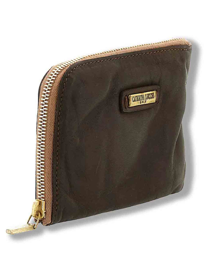 Portafoglio donna Dina moro in pelle di vitello L013760ND X0093 C1501 Caterina Lucchi 