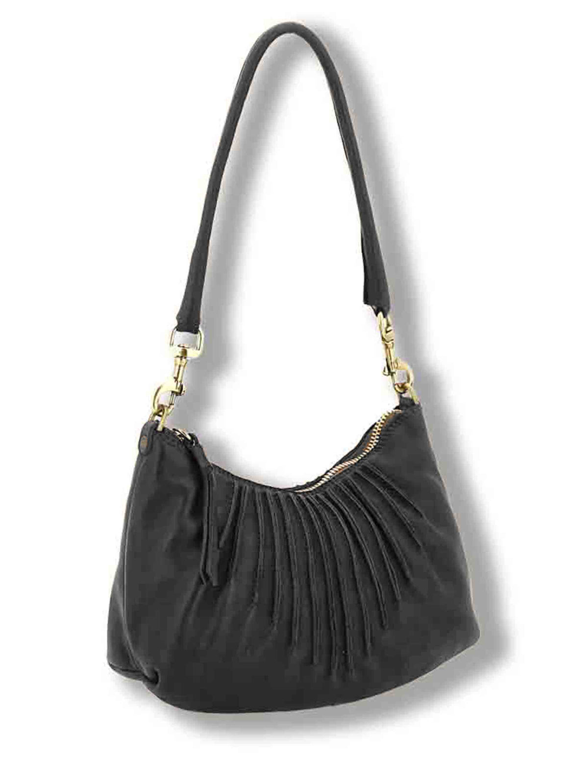 Borsa a tracolla donna Iva nero in pelle di vitello L013830ND X0093 C0001 Caterina Lucchi 