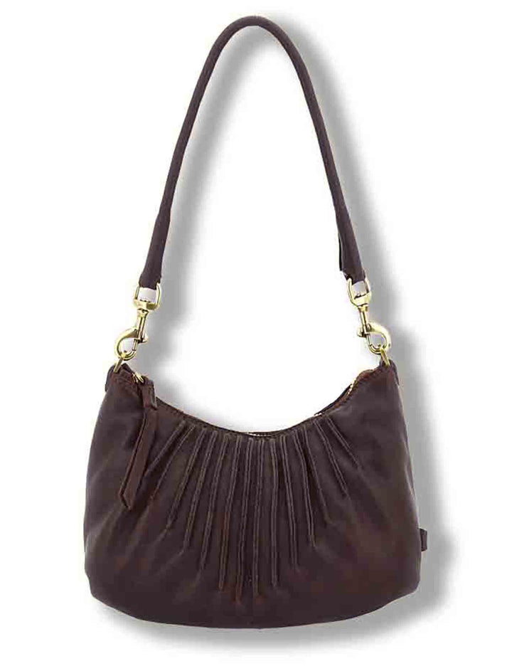 Borsa a tracolla donna Iva prugna in pelle di vitello L013830ND X0093 C3507 Caterina Lucchi 