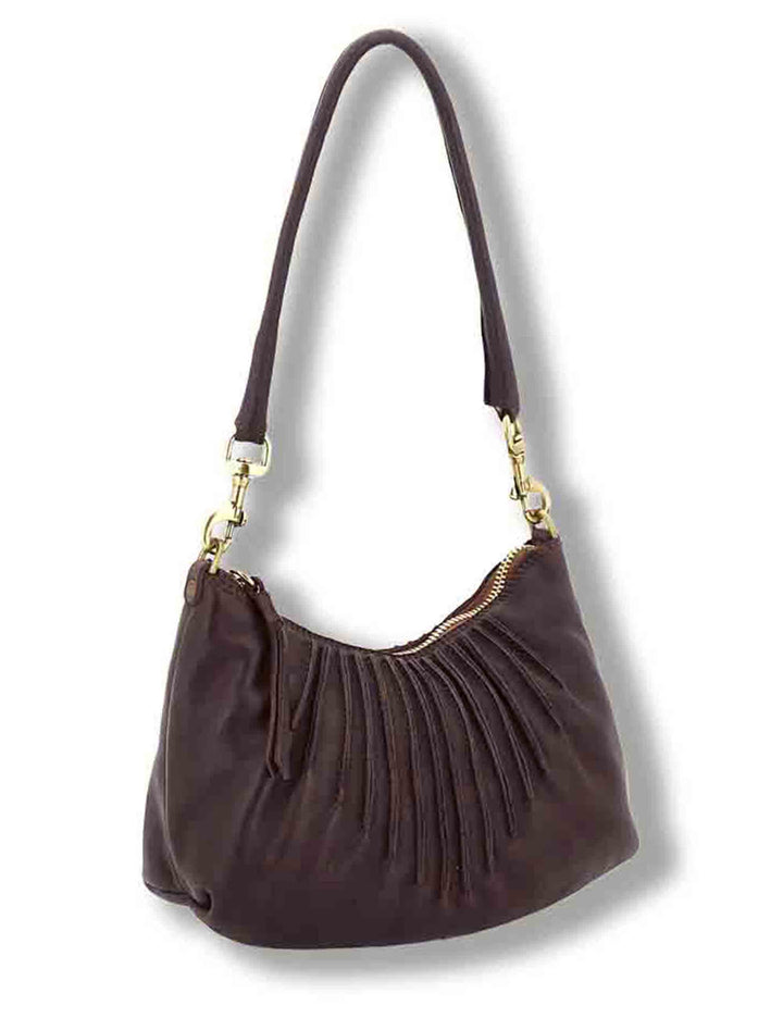 Borsa a tracolla donna Iva prugna in pelle di vitello L013830ND X0093 C3507 Caterina Lucchi 