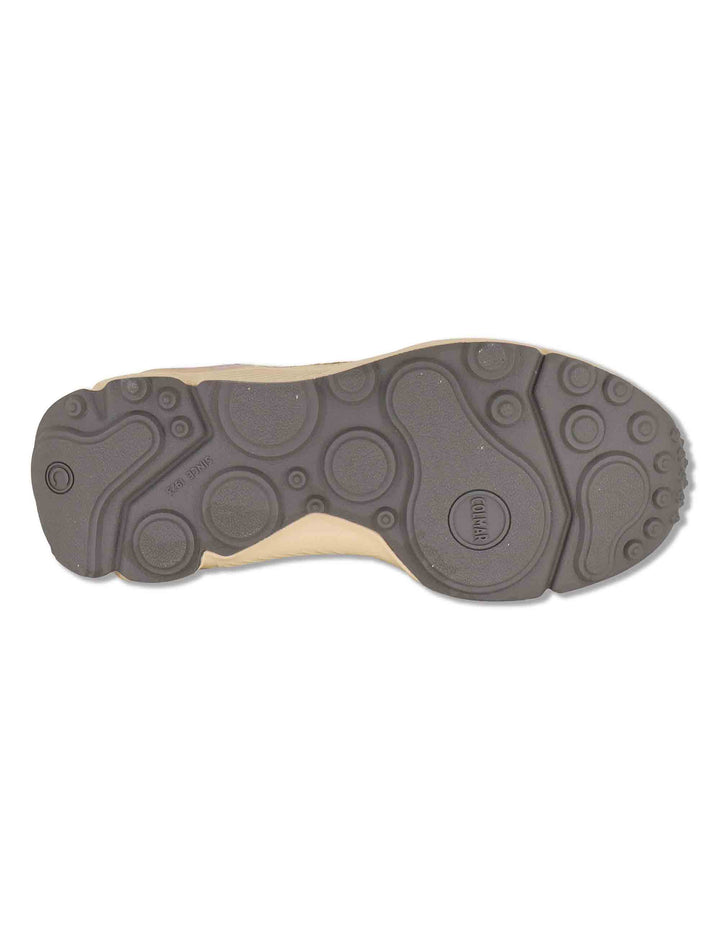 Sneakers donna in tessuto e pelle verde GARNER FLASHY 128 Colmar 