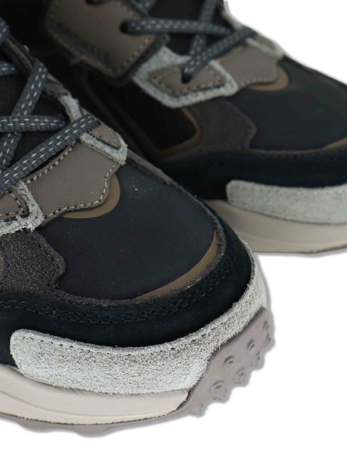 Sneakers uomo in tessuto e pelle nera GARNER GROUND 080 Colmar 
