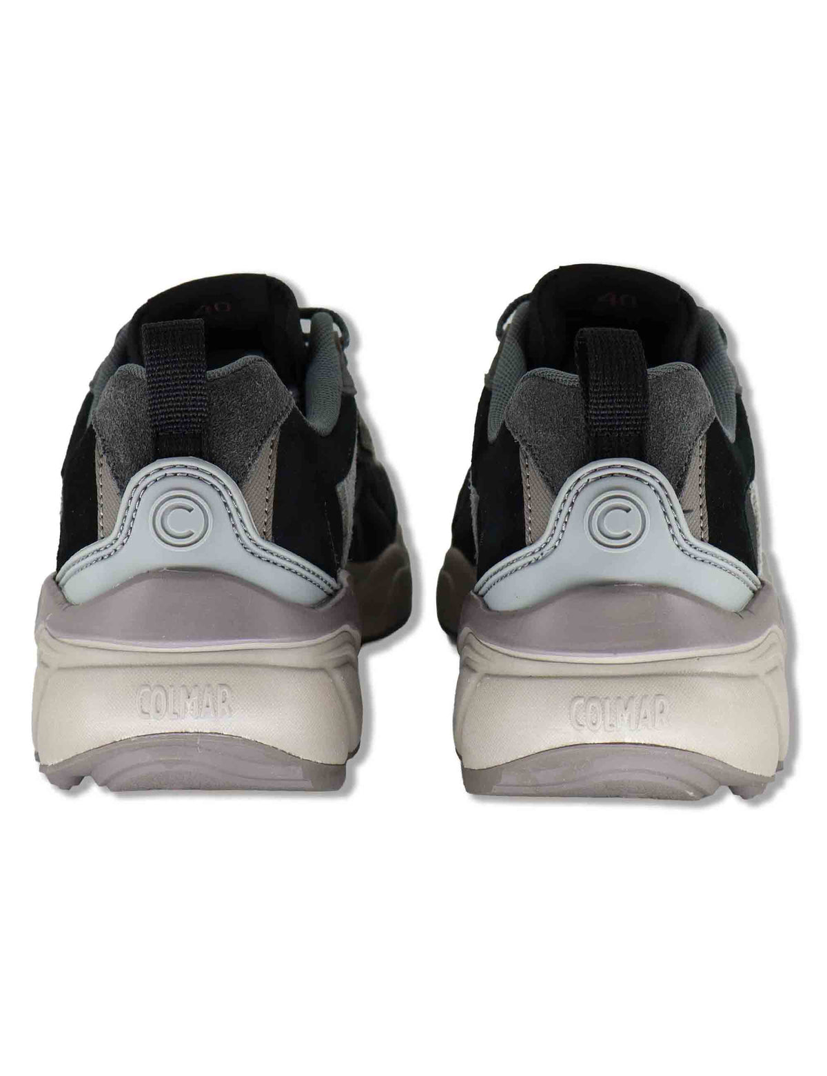 Sneakers uomo in tessuto e pelle nera GARNER GROUND 080 Colmar 