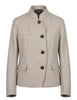 Giacca Angelina collo coreano in lana vergine beige Donna 51270028 E082