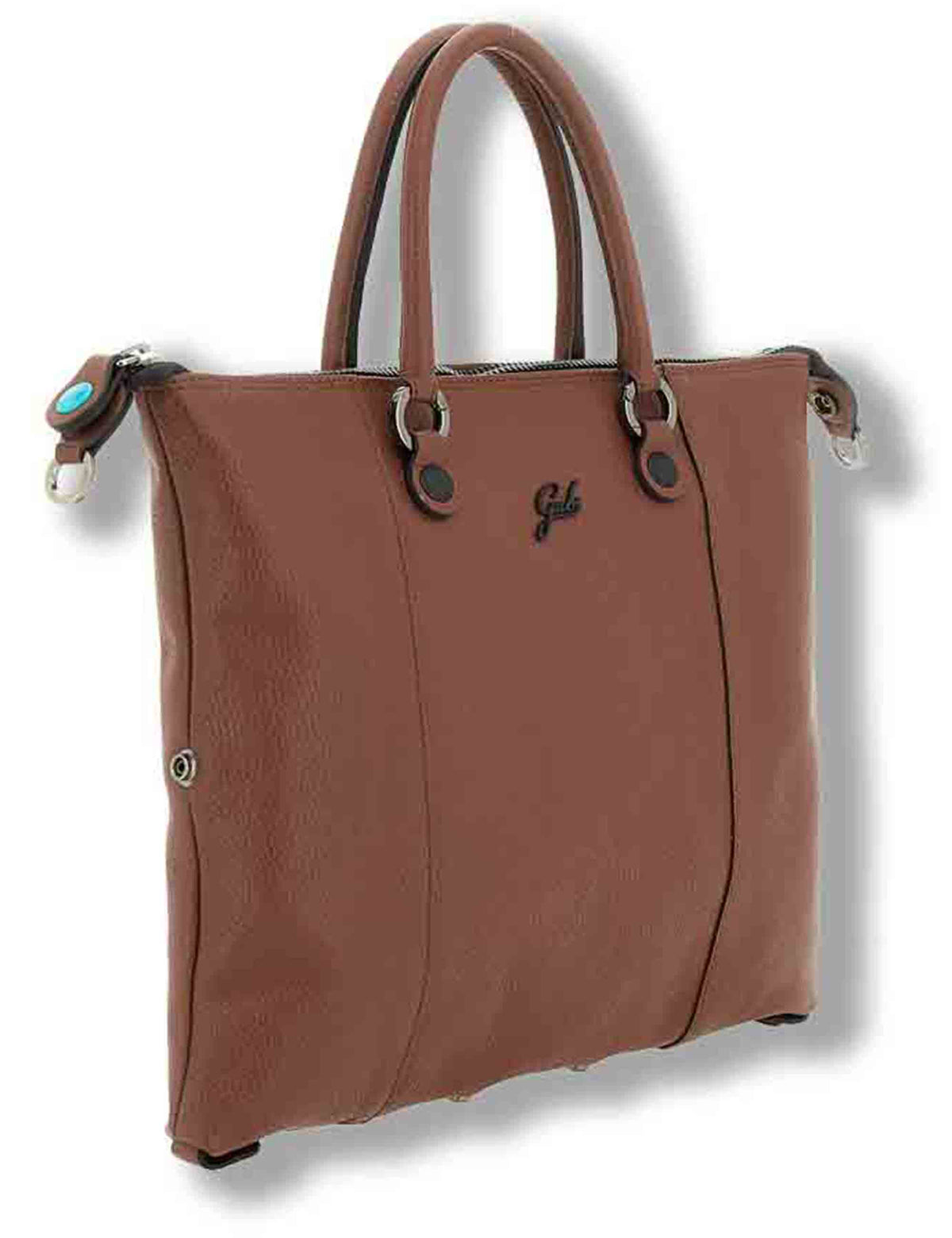 Borsa donna G3 Plus Medium cuoio in pelle G000033T2 X2428_C1545 Gabs 