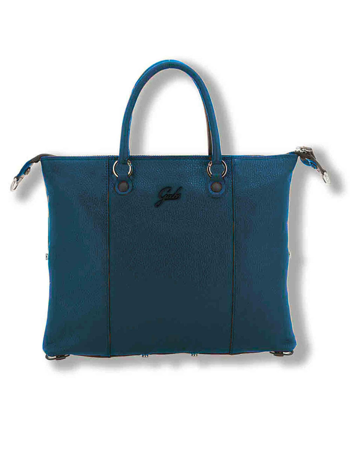 Borsa donna G3 Plus Medium blu in pelle G000033T2 X2428_C3066 Gabs 