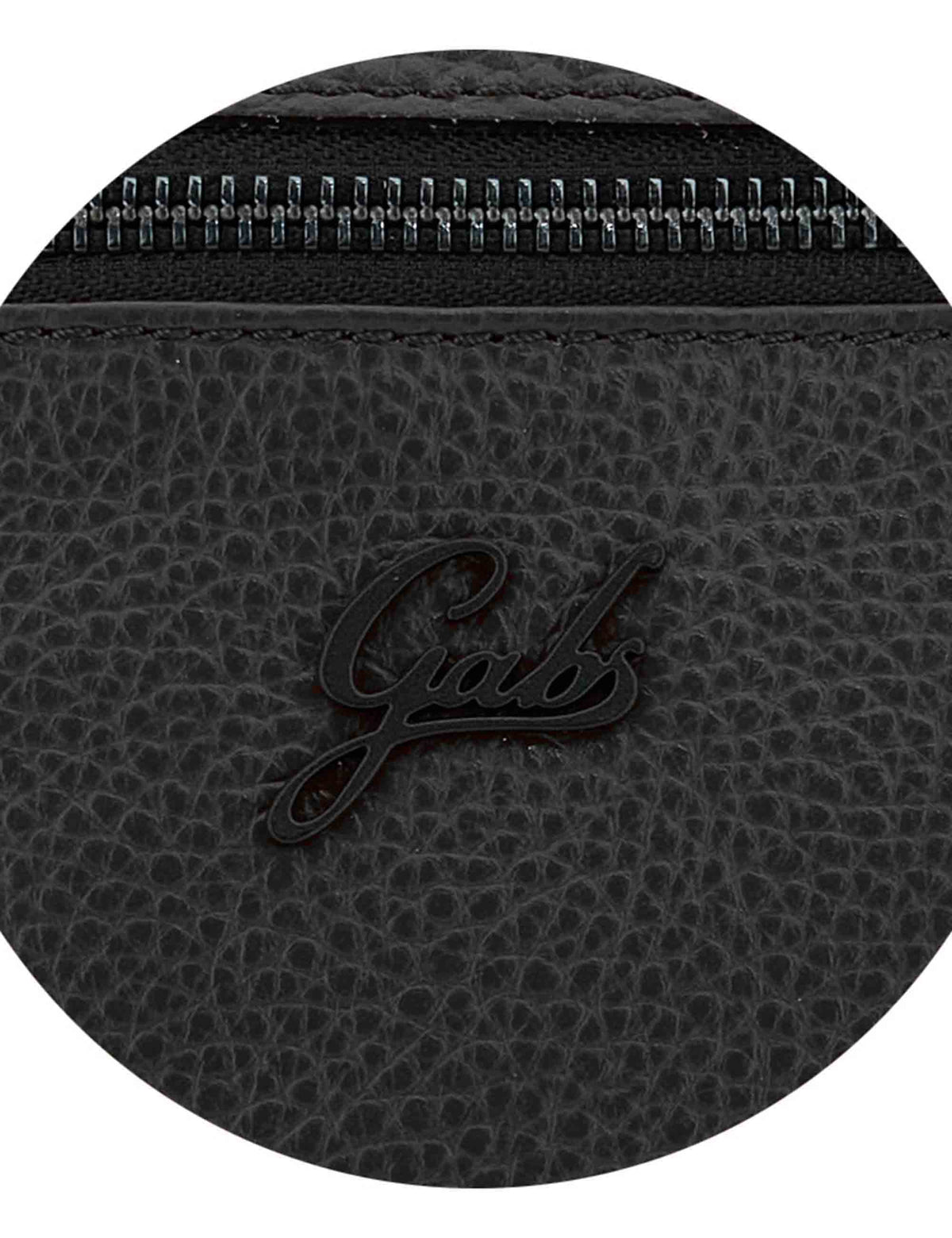 Zaino donna Lolita M in pelle di vitello martellata nera con tasca e accessori inclusi G007070T2 X3206_C0001 Gabs 