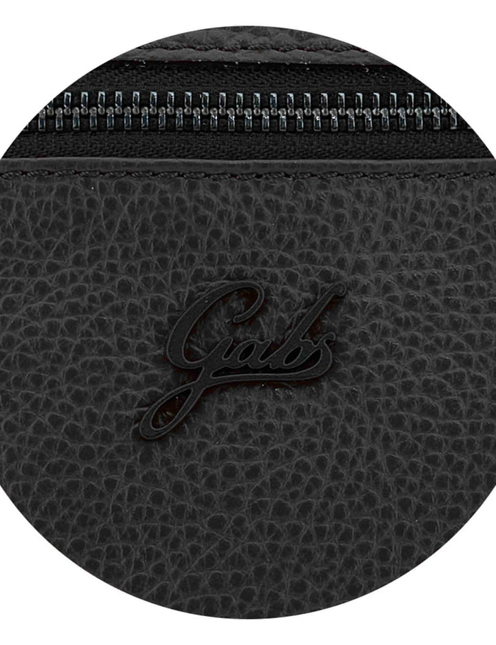 Zaino donna Lolita M in pelle di vitello martellata nera con tasca e accessori inclusi G007070T2 X3206_C0001 Gabs 