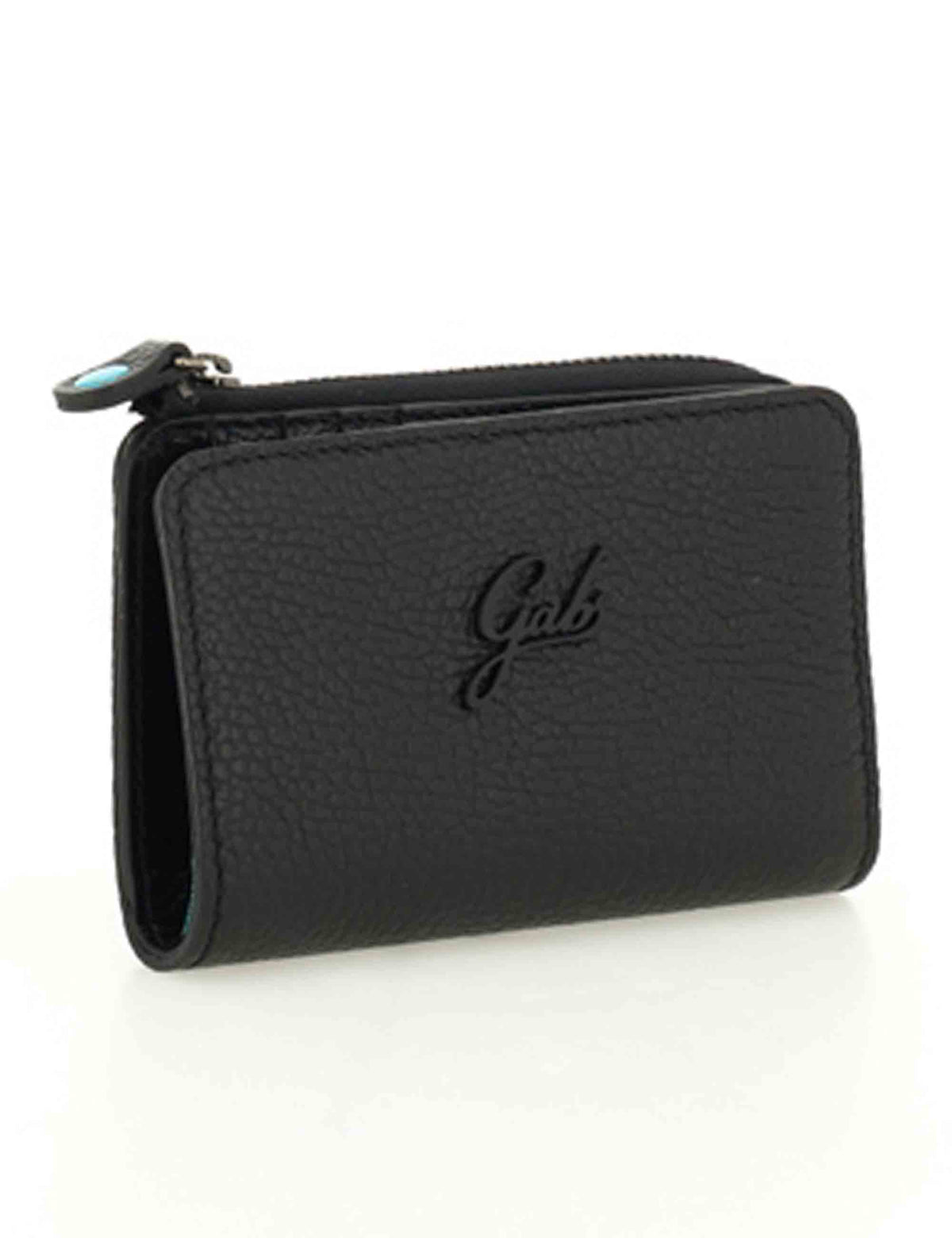 Portafogli donna Gabs GMoney57 in pelle di vitello martellata nera G010280ND X2428_C0001 Gabs 