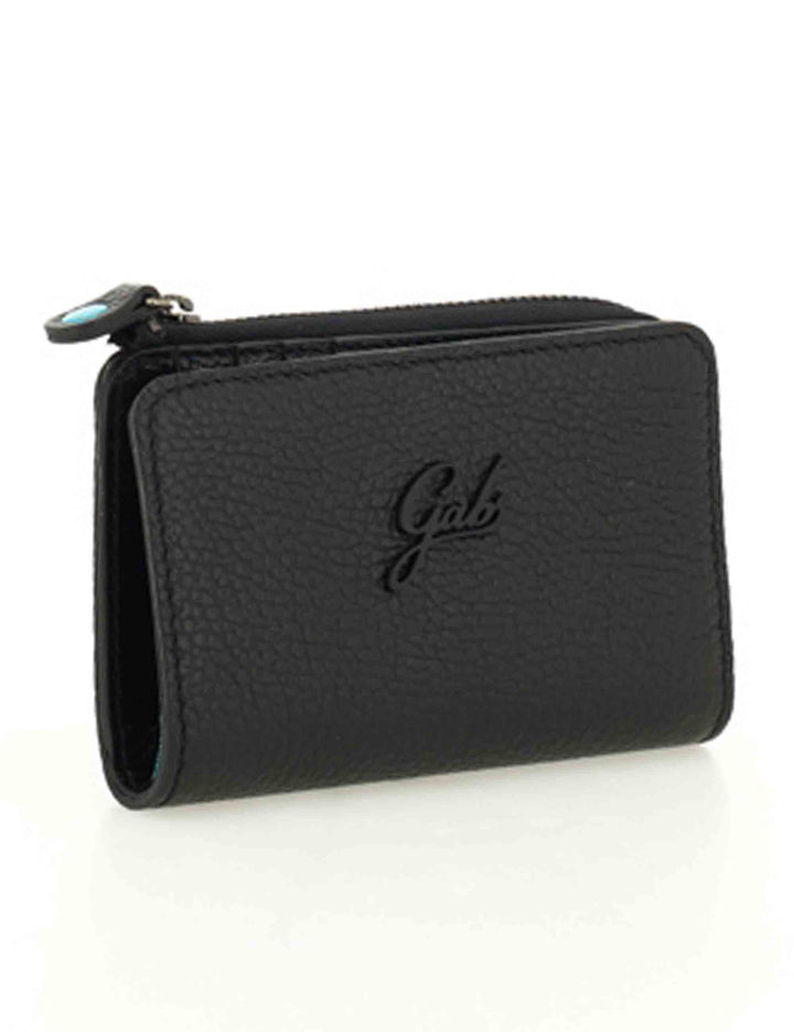 Portafogli donna Gabs GMoney57 in pelle di vitello martellata nera G010280ND X2428_C0001 Gabs 