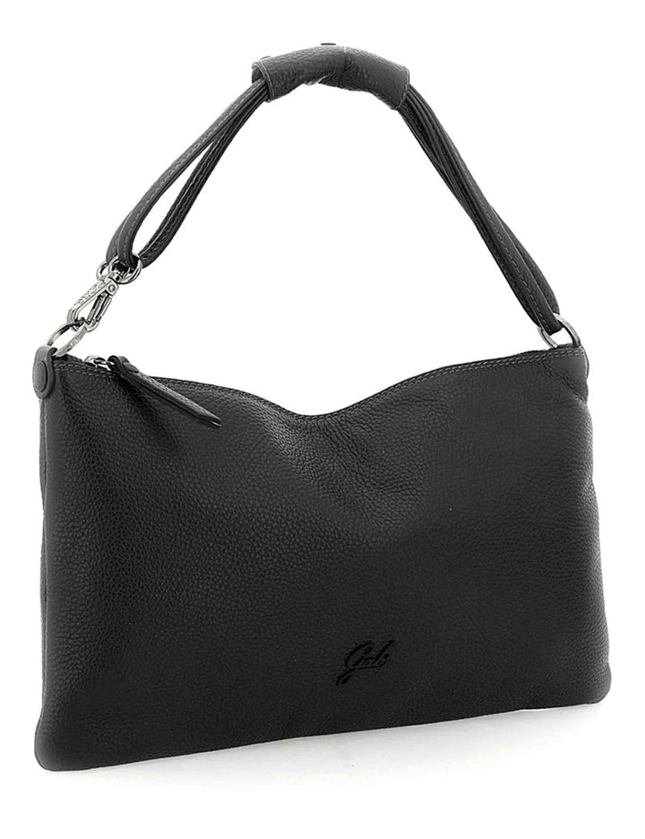 Borsa Beyonce Est West M donna in pelle di vitello martellata nera monospalla trasformabile G012100T2 X2428_C0001 Gabs 