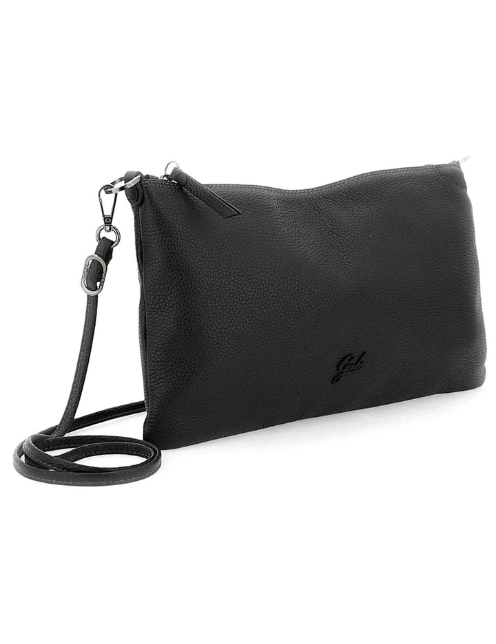 Borsa Beyonce Est West M donna in pelle di vitello martellata nera monospalla trasformabile G012100T2 X2428_C0001 Gabs 