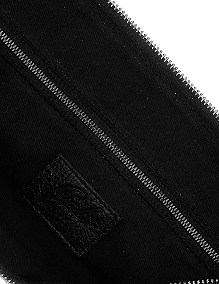 Borsa Beyonce Est West M donna in pelle di vitello martellata nera monospalla trasformabile G012100T2 X2428_C0001 Gabs 