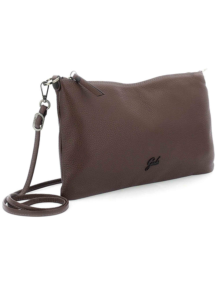 Borsa Beyonce Est West M donna in pelle di vitello martellata marrone monospalla trasformabile G012100T2 X2428_C1551 Gabs 