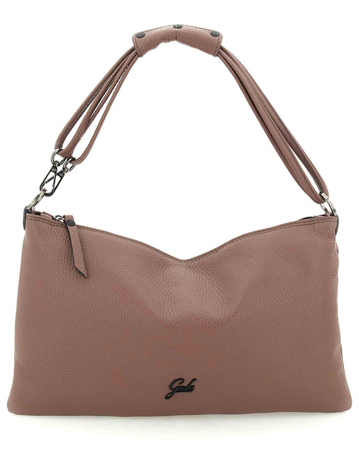 Borsa Beyonce Est West M donna in pelle di vitello martellata taupe monospalla trasformabile G012100T2 X2428_C1560 Gabs 