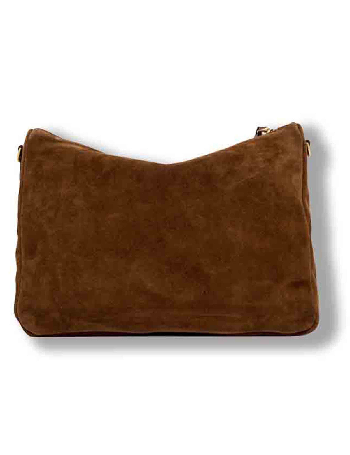 Borsa Nora Pouch donna in pelle scamosciata cuoio con tracolla e cinturino BS10225 CM-PL_13827 Gianni Chiarini 