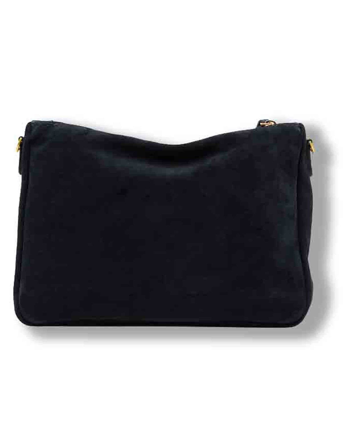 Borsa Nora Pouch donna in pelle scamosciata blu con tracolla e cinturino BS10225 CM-PL_14596 Gianni Chiarini 