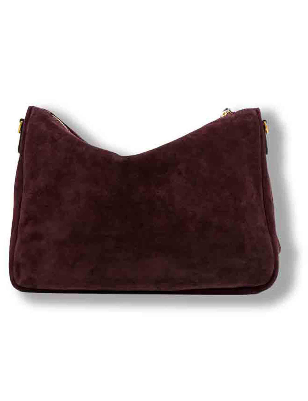 Borsa Nora Pouch donna in pelle scamosciata bordeaux con tracolla e cinturino BS10225 CM-PL_7580 Gianni Chiarini 
