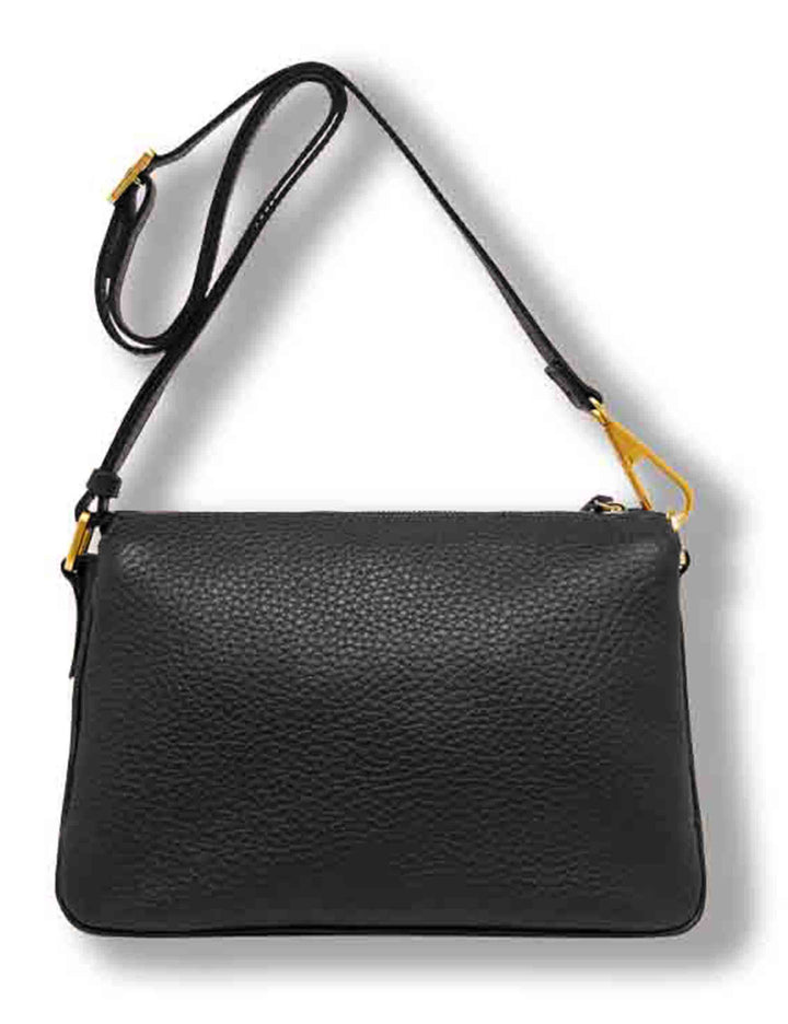 Borsa Brooke donna in pelle grana maxi nera con manico removibile BS10913 RNG_001 Gianni Chiarini 