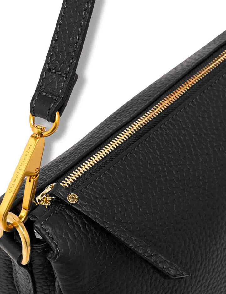 Borsa Brooke donna in pelle grana maxi nera con manico removibile BS10913 RNG_001 Gianni Chiarini 