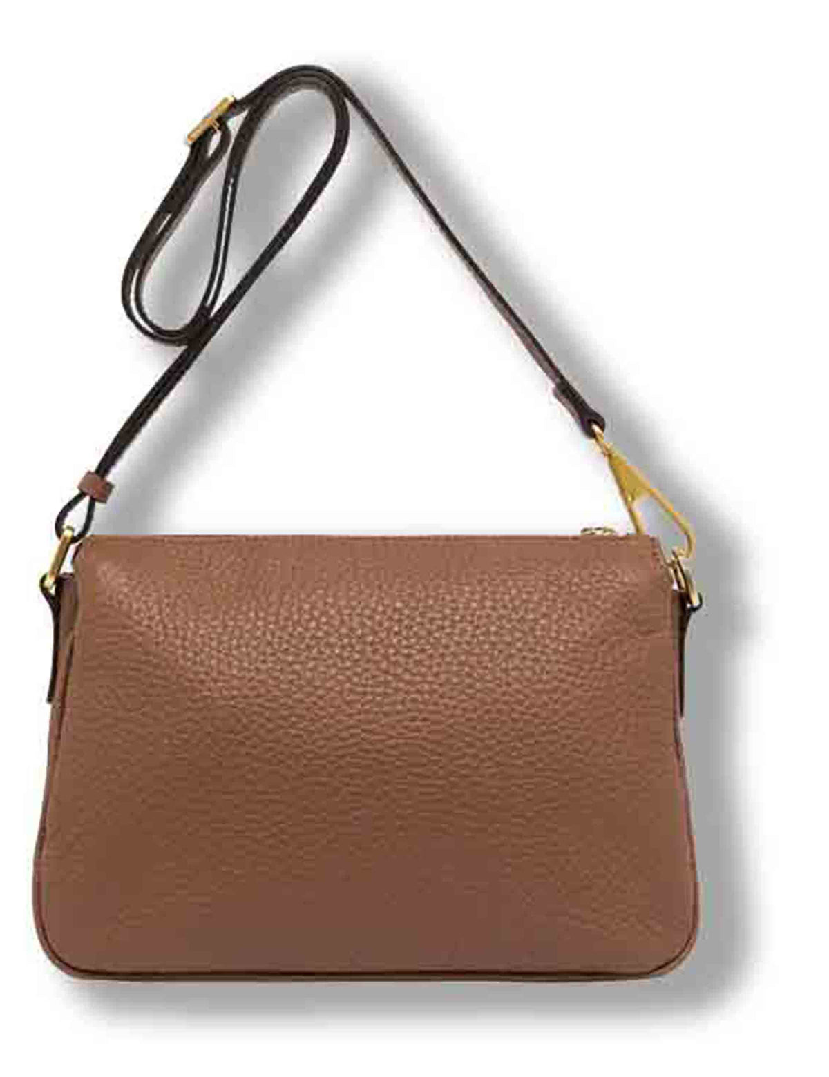 Borsa Brooke donna in pelle grana maxi cuoio con manico removibile BS10913 RNG_331 Gianni Chiarini 