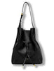 Borsa Sienna grande in pelle martellata nera con pochette Donna BS11787 RNGDBLT.U._001
