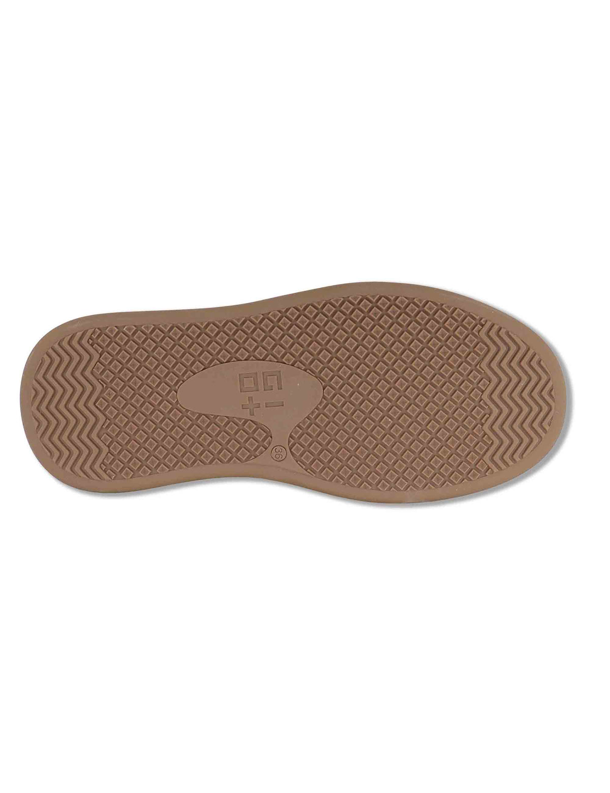 Sneakers donna in camoscio taupe con zeppa in tono charms removibili e punta tonda OLIVIA 150 Gio + 