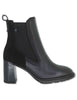 Beatles in pelle nera con tacco alto e punta larga Donna HI265063 BLACK