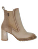 Beatles in pelle cuoio con tacco alto e punta larga Donna HI265063 CASTORO
