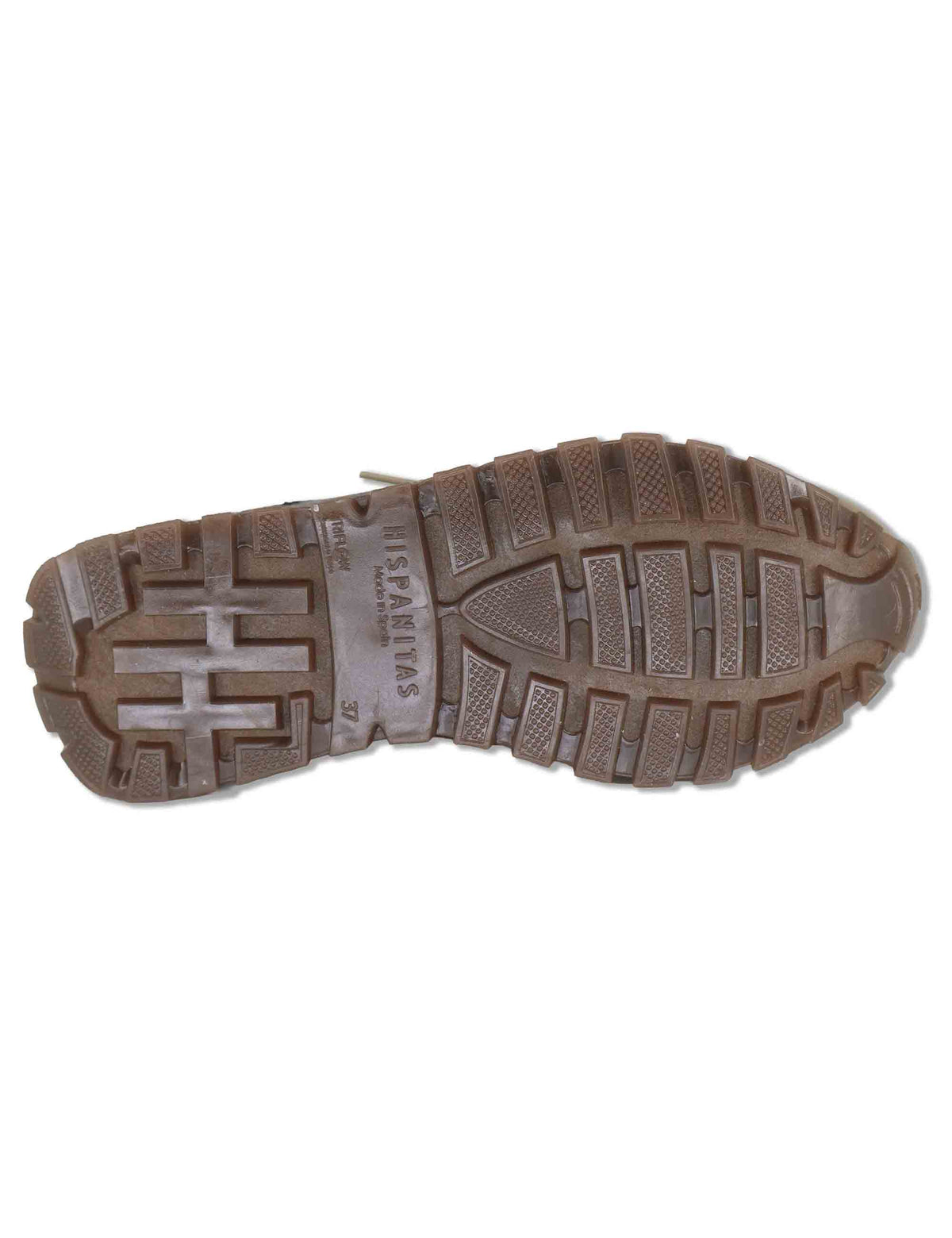 Sneakers donna in pelle beige ultra leggera con tecnologia Triflow HI265095 CASTORO Hispanitas 