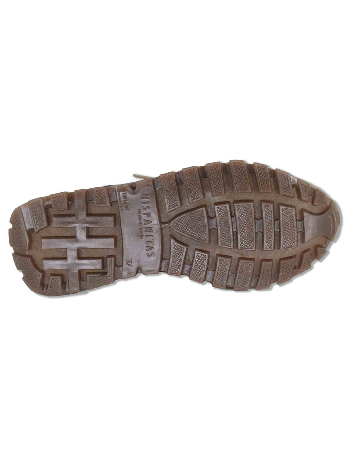 Sneakers donna in pelle beige ultra leggera con tecnologia Triflow HI265095 CASTORO Hispanitas 