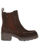 Beatles in camoscio ingrassato marrone con suola carrarmato Donna HI265100 ESPRESSO