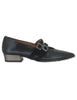 Decollete in pelle nera con tacco basso Donna HI265142 BLACK
