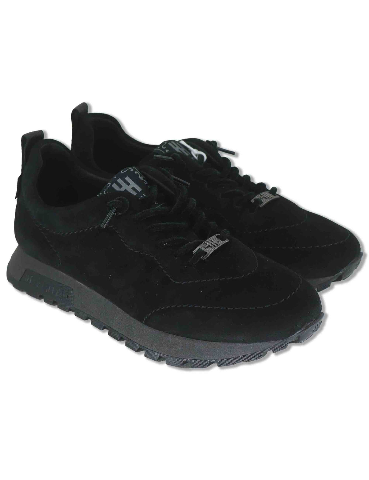 Sneakers donna in camoscio nero ultra leggera con tecnologia Triflow HI265186 BLACK Hispanitas 