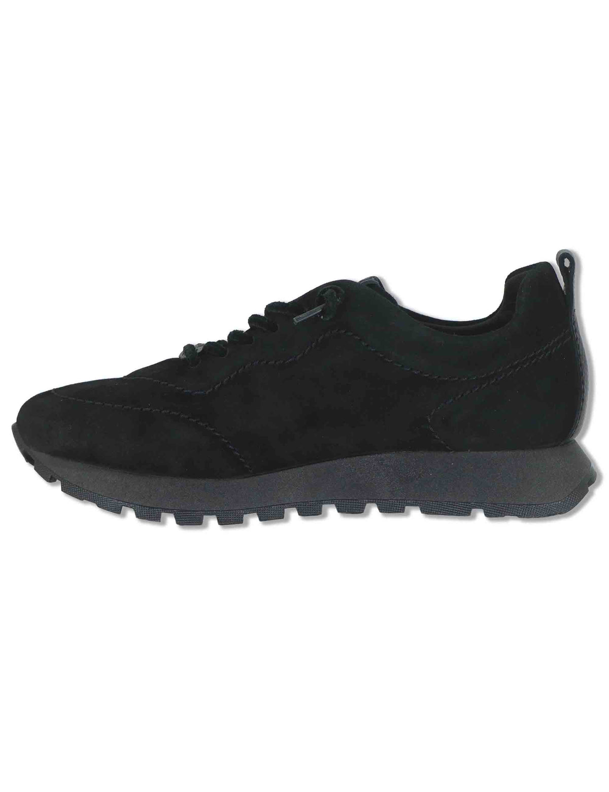 Sneakers donna in camoscio nero ultra leggera con tecnologia Triflow HI265186 BLACK Hispanitas 
