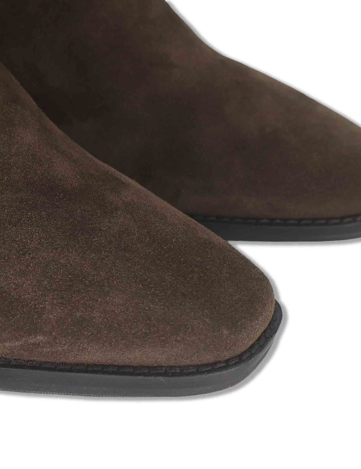Stivaletti donna in camoscio marrone con tacco messicano J1161 014 Janet & Janet 