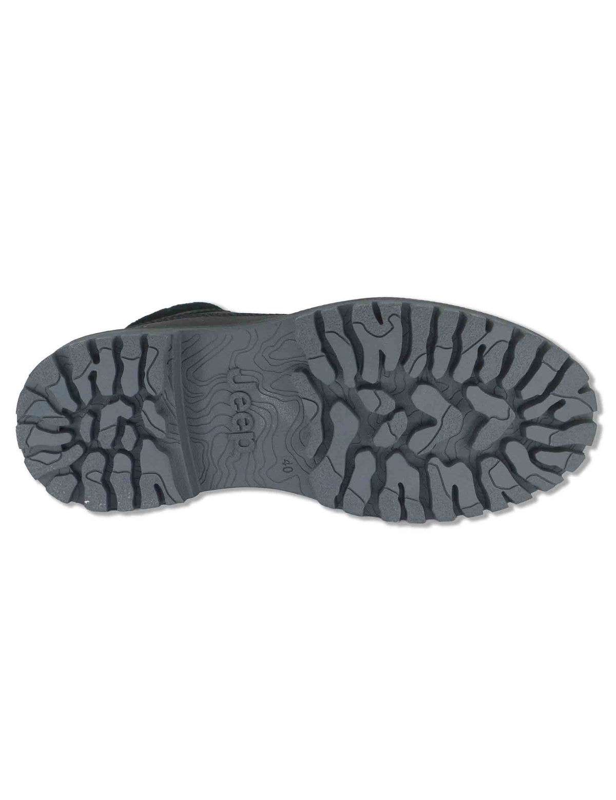 Stivaletti stringati uomo Willys Bold in pelle nera modello trekking JM62001A 062 Jeep 