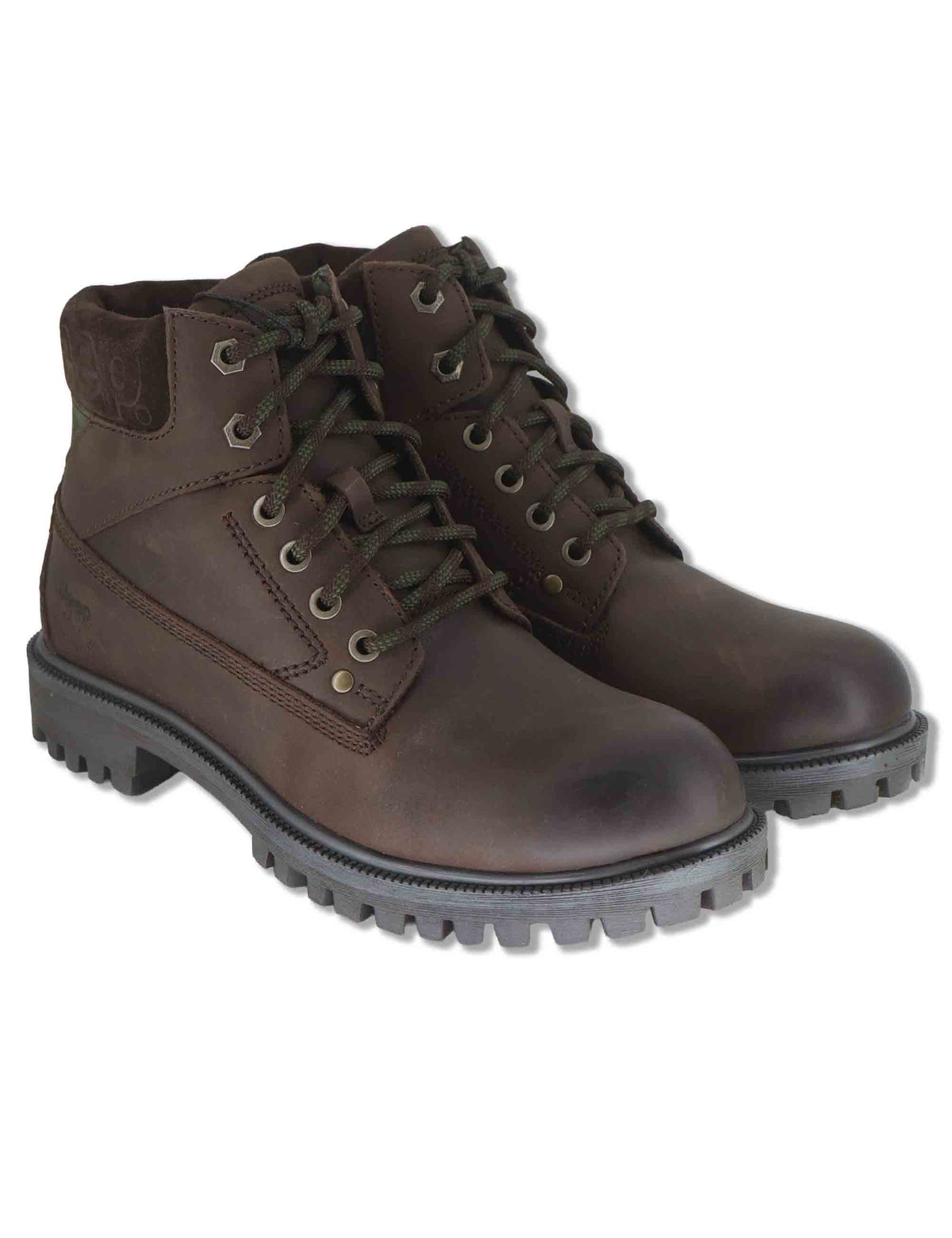 Stivaletti stringati uomo Willys Bold in pelle marrone modello trekking JM62001A 108 Jeep 